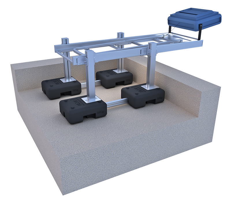 support de projecteur autoportant avec projecteur